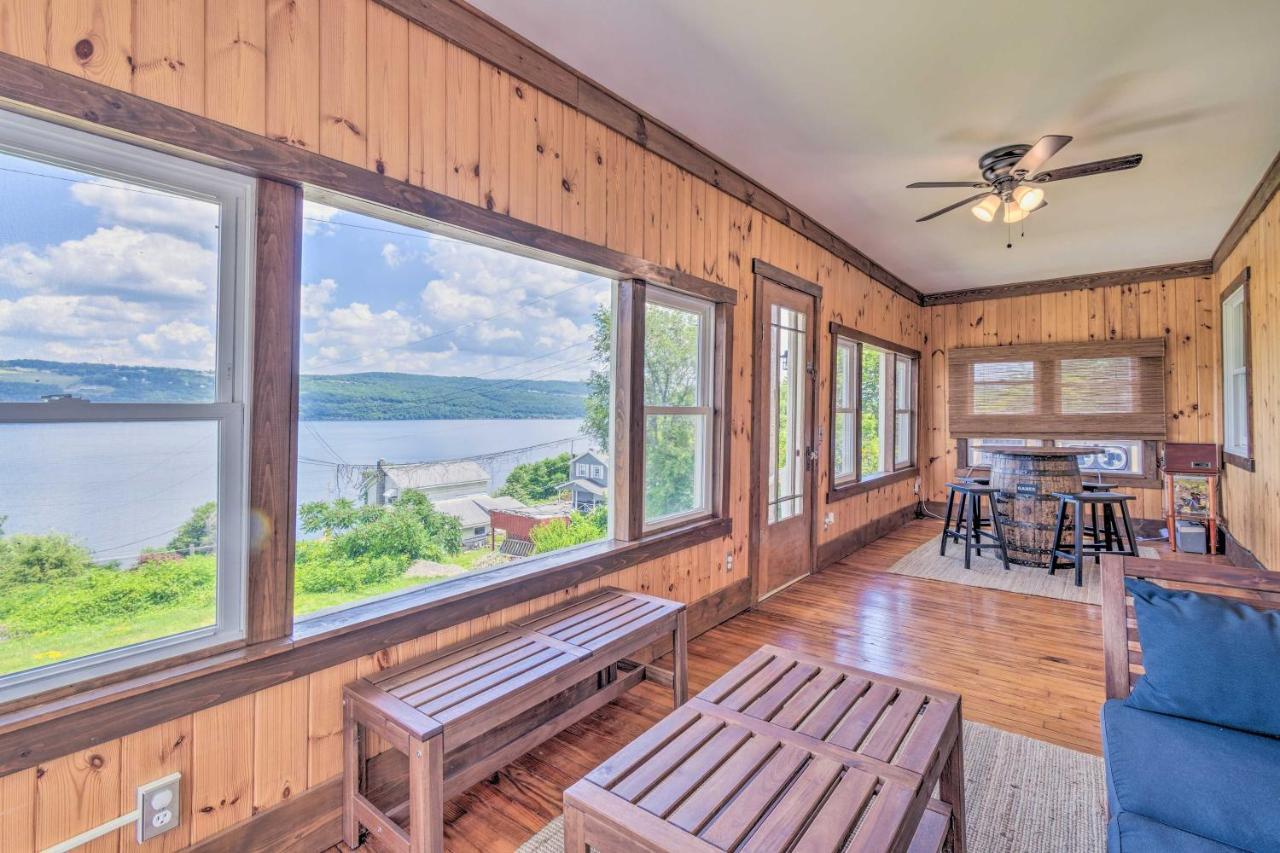 Watkins Glen Lakeview Cottage With Waterfall! Eksteriør bilde