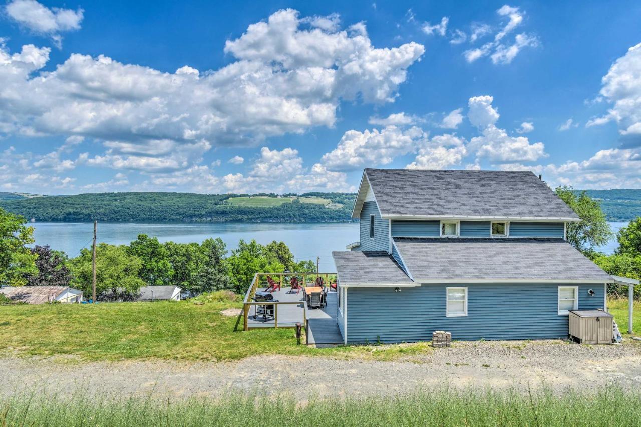 Watkins Glen Lakeview Cottage With Waterfall! Eksteriør bilde